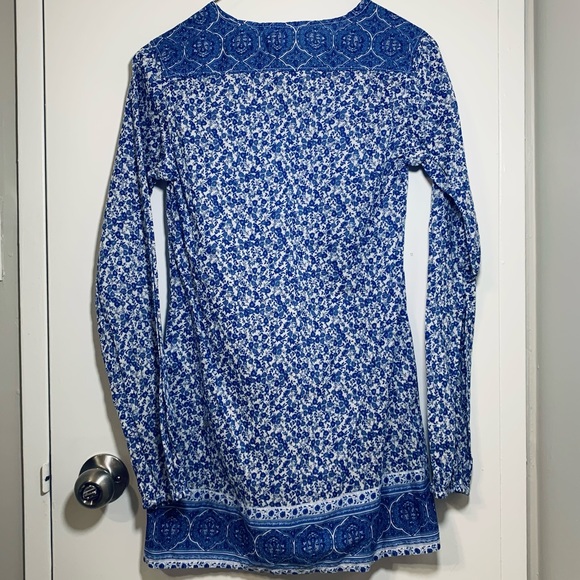 🍒5/$20🍒 H&M L.O.G.G. Cotton Floral Tunic - Picture 5 of 8